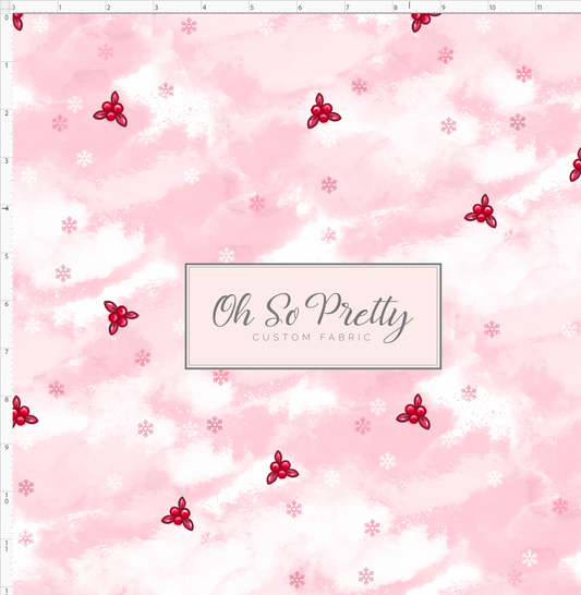 Poinsettia Mouse - background - red