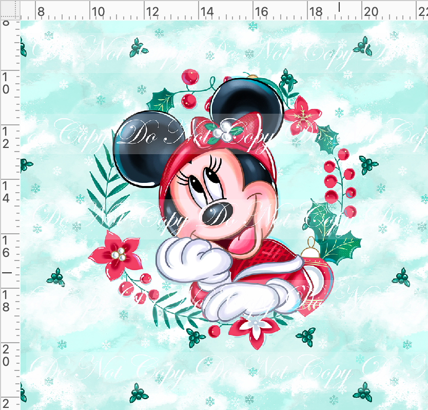 Poinsettia Mouse-panel-girl mouse-green-adult