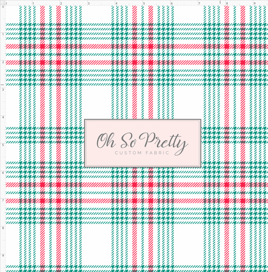 Poinsettia Mouse - plaid
