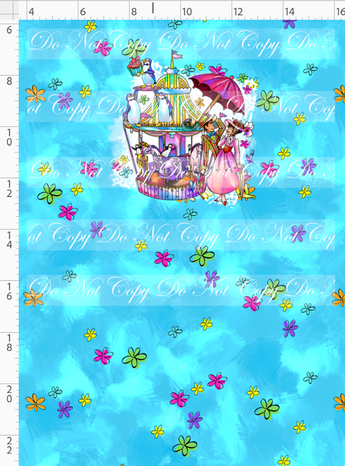 Practically Perfect - Panel - Child - Teal