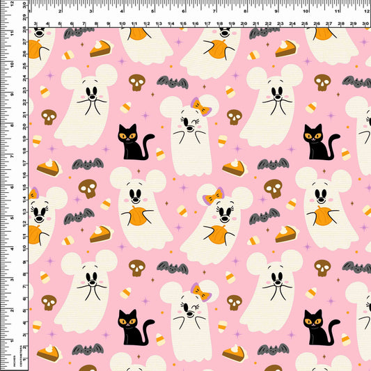 Pretty Spooky - Mouse Ghost Toss - Pink