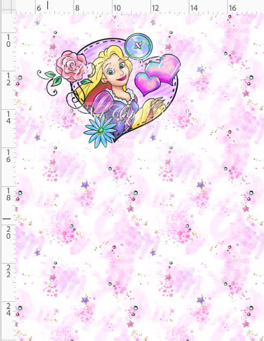 RETAIL LISTING: Princess Power - Panel - Punzie - Pink - CHILD