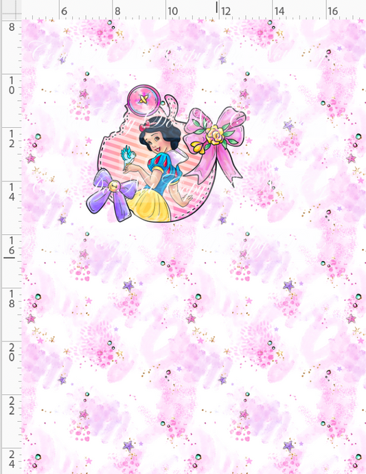 RETAIL LISTING: Princess Power - Panel - Snowy - Pink - CHILD