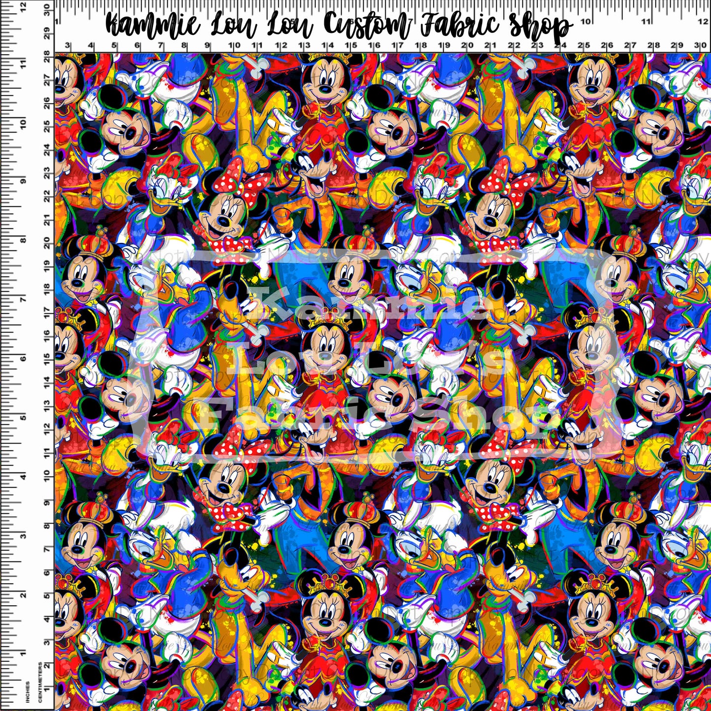 Colorful Mouse - Main Design - Black - Small Scale