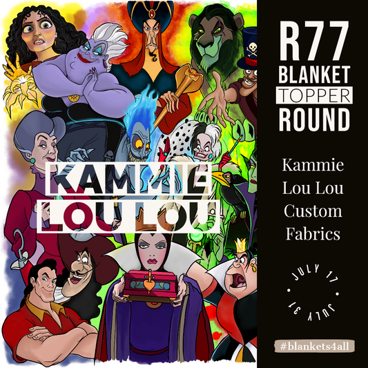 Villain Crew - Full Size Blanket Panel 58W x 72H
