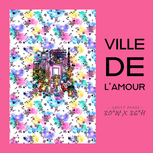 Ville De L'Amour - Panel - ADULT - Pastel