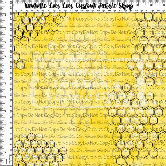 Bee My Honey Bee - Honeycomb Yellow - Regular Scale