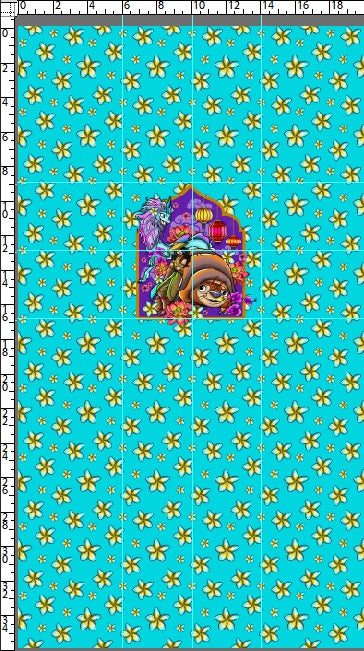 Last Dragon - Panel - Child - Teal