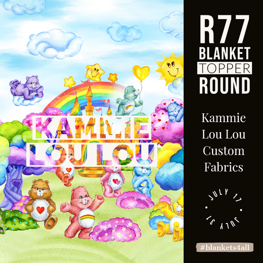 Rainbow Hideaway - Full Size Blanket Panel 58W x 72H