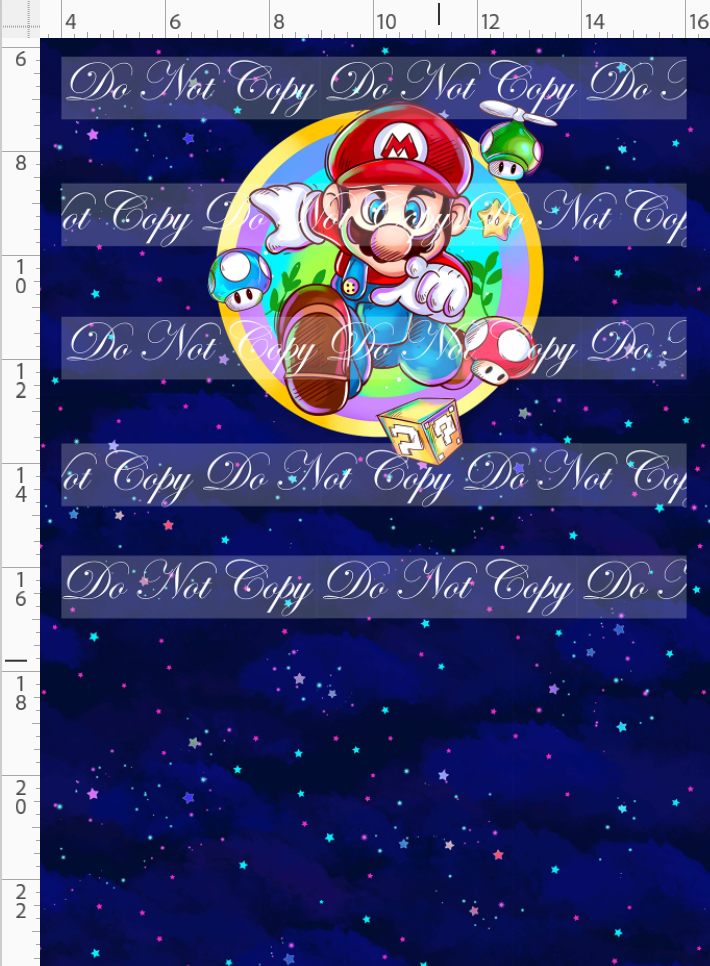Rainbow Road Rush-panel-red hat guy-navy background-child