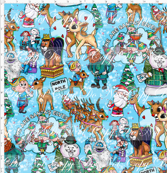 Red nosed reindeer - main - blue - large scale