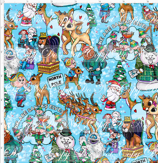 Red nosed reindeer - main - blue - small scale