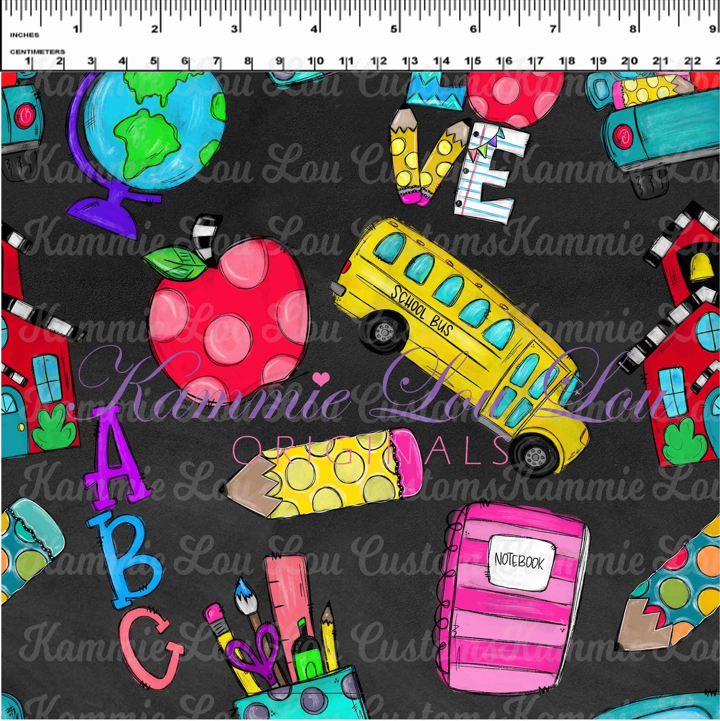 School Days - Blackboard Collection - Main Toss - Black Chalkboard