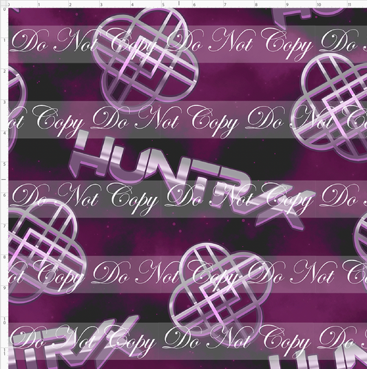 Demon Hunters - Symbols - Magenta Black - REGULAR SCALE