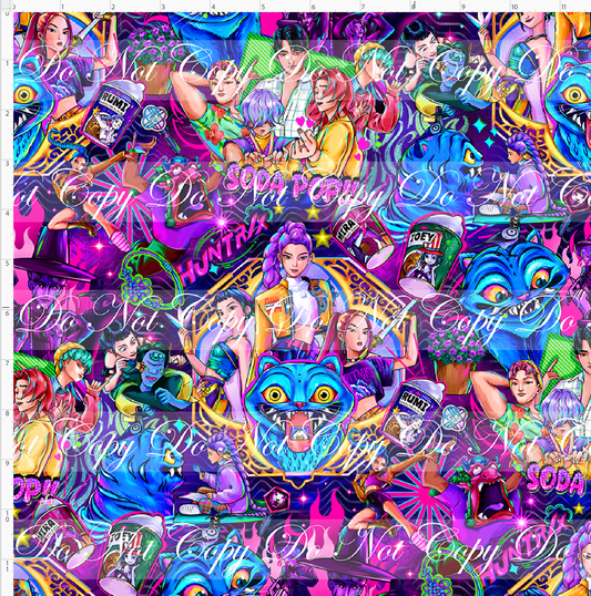 KPOP Huntrix - Main - Purple Blue - REGULAR SCALE