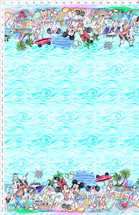 Set Sail - Double Border - blue