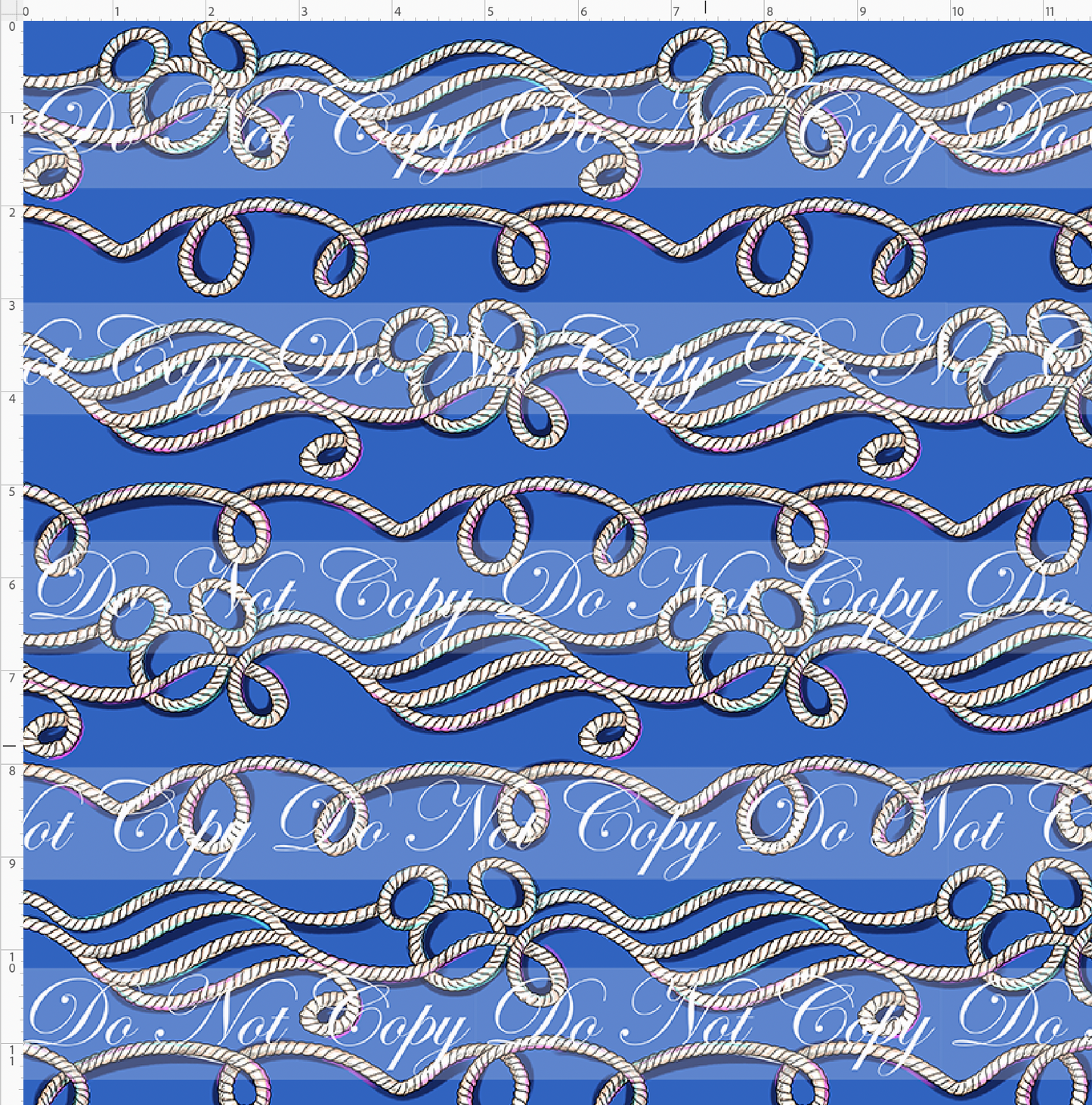 Set Sail - Ropes - Blue - regular scale