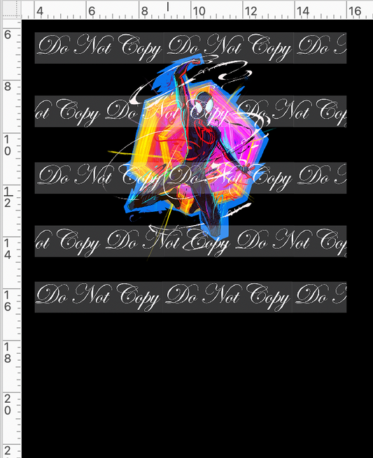 Spidey OSP-Panel-Swinging Spidey-Black-child