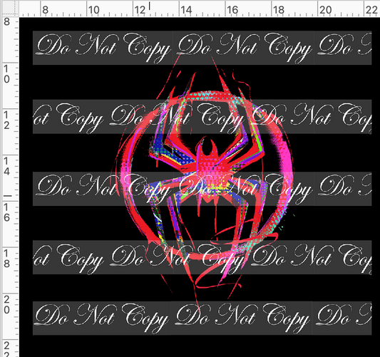Spidey OSP-Panel-Swinging Spidey Symbol-Black-adult