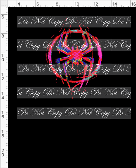 Spidey OSP-Panel-Swinging Spidey Symbol-Black-child