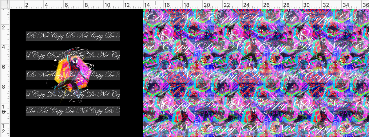 Spidey-swinging spidey -teal-Bag Maker Roll-max of 6x4 graphic-small scale main