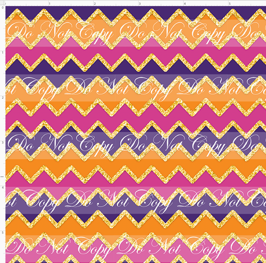 Starlit Agrabah - Chevron - Purple