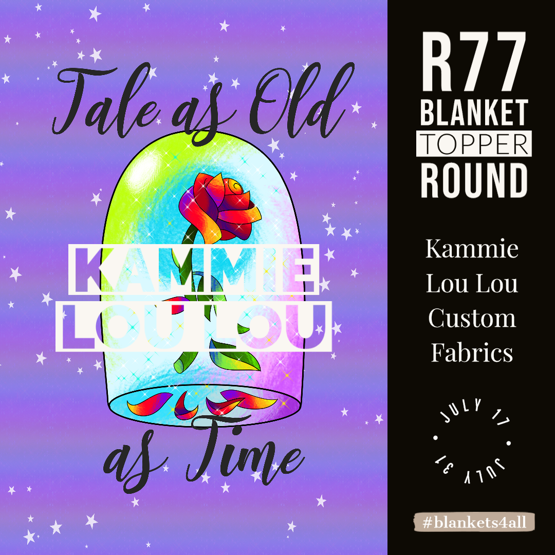 Tale as Old as Time - Childrens Blanket Panel 58W x 36H