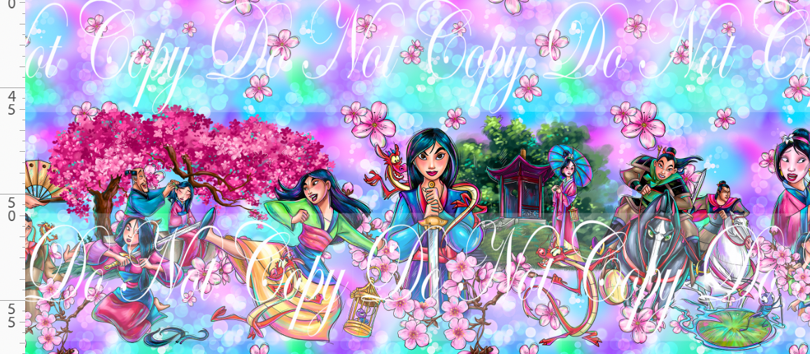 Warrior Princess-double border