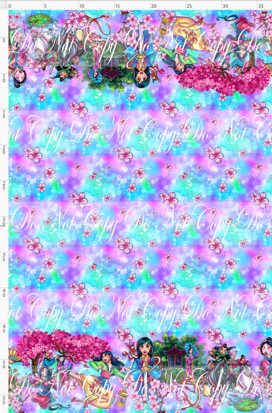 Warrior Princess - double border