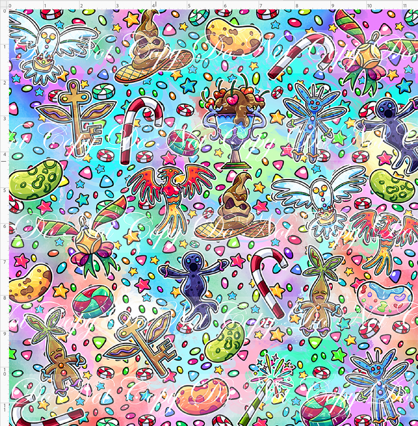 Wizards Hot Cocoa - Cookie Coord - Colorful - Regular Scale