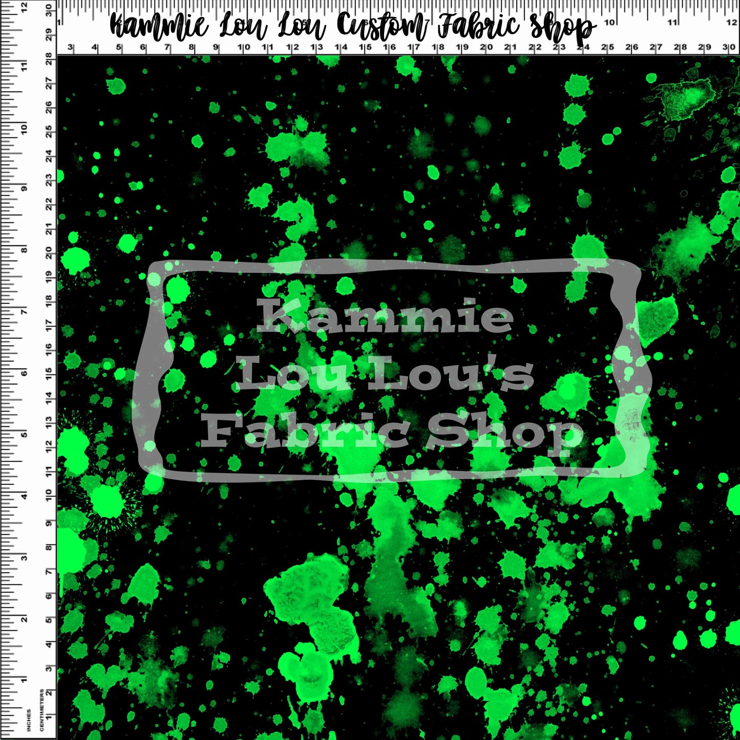 Endless Essentials: Paint Splatter - Neon Green