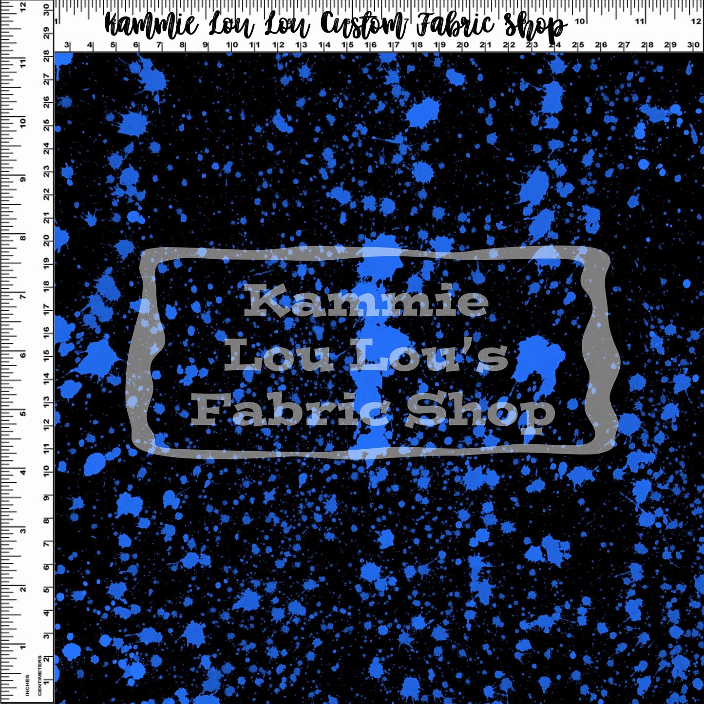 Endless Essentials: Paint Splatter - Blue