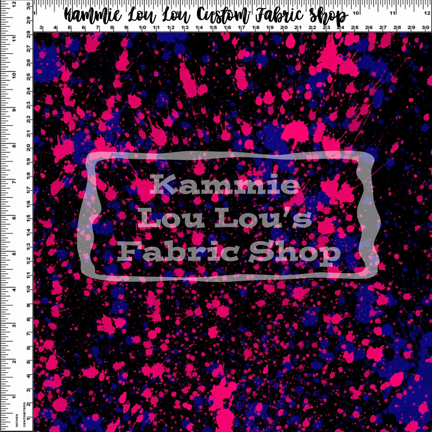 Endless Essentials: Paint Splatter - Red Purple Neon Remix