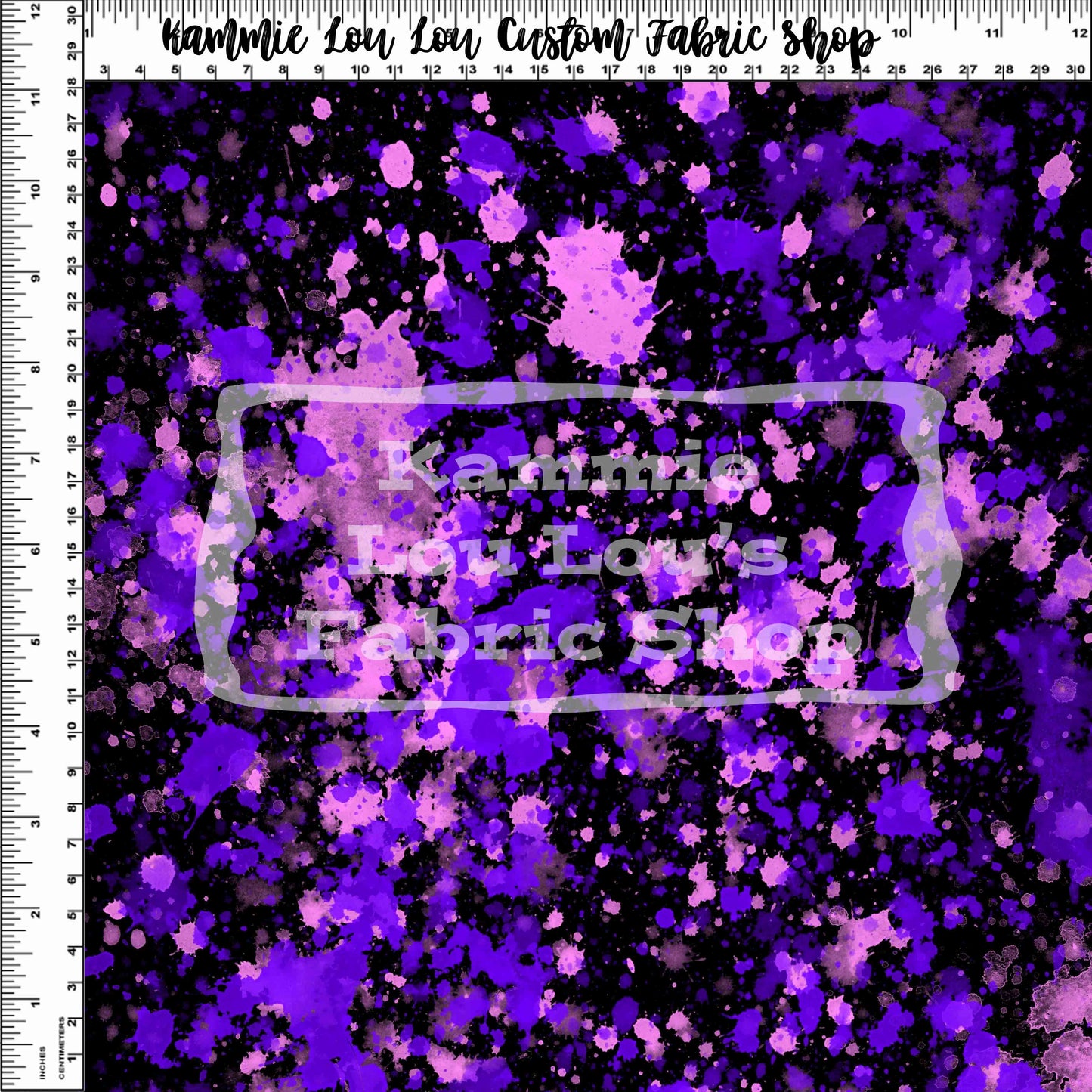 Endless Essentials: Paint Splatter - Purples Remix