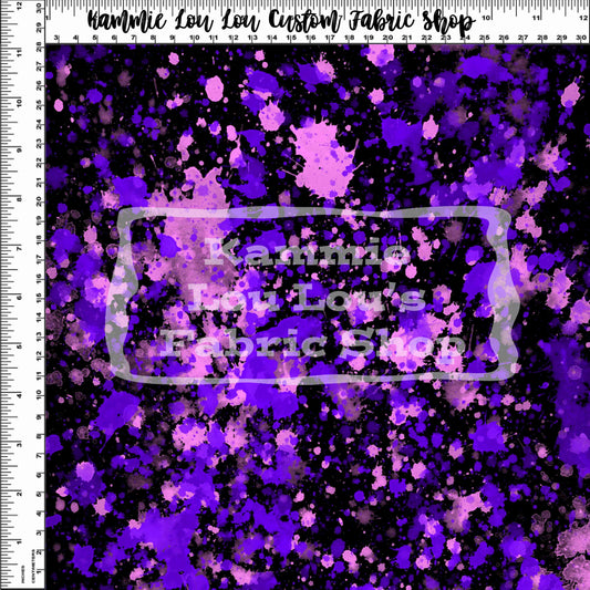 Endless Essentials: Paint Splatter - Purples Remix