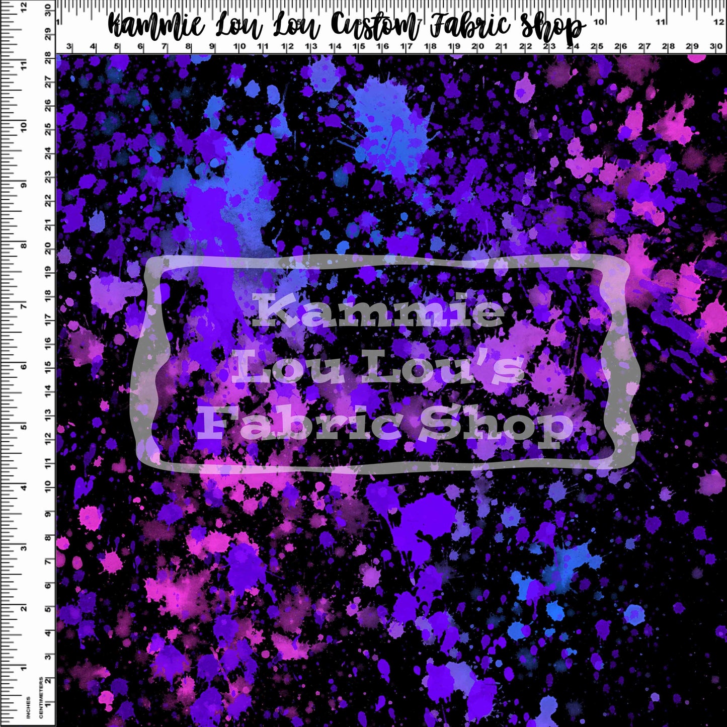 Endless Essentials: Paint Splatter - PurpleBlue Remix