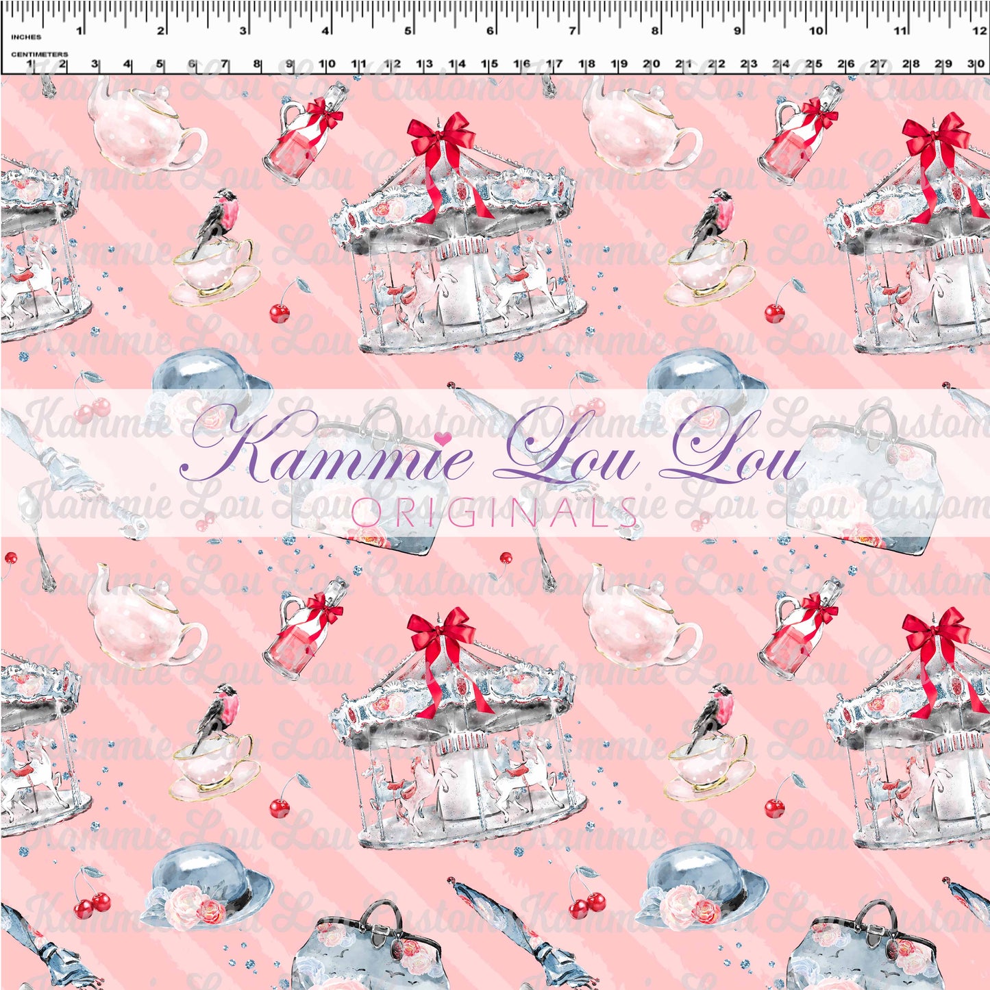 R119 Cherry Tree Lane - Pink Mini Toss