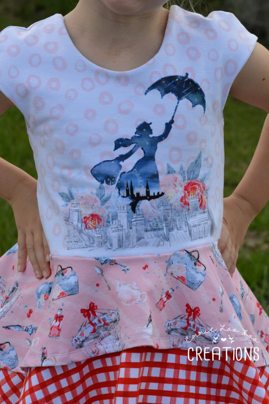 R119 Cherry Tree Lane - Red Gingham