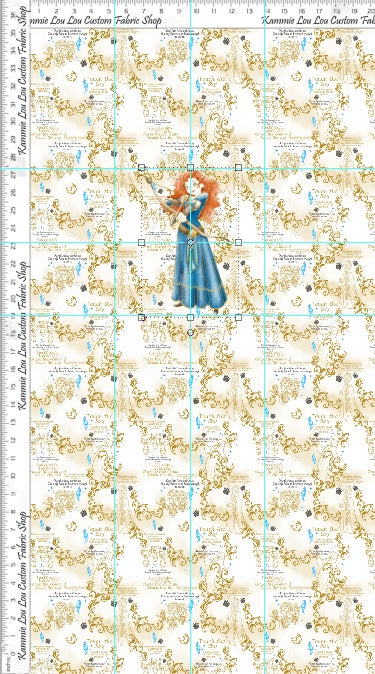 Vintage Princess Series - Brave Girl - Panel - CHILD