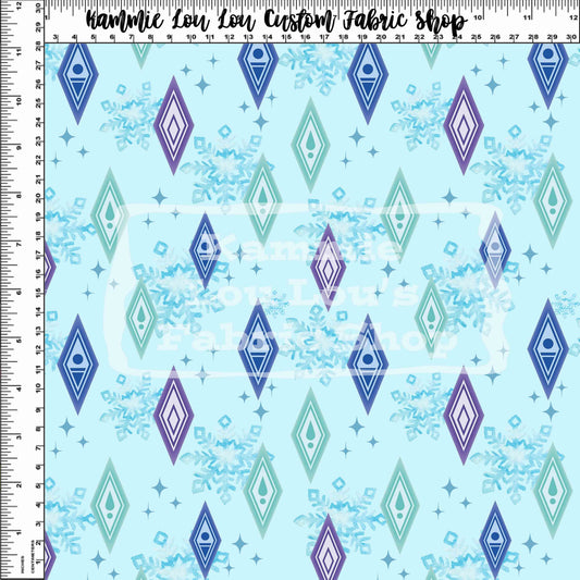Vintage Princess Series - Frozen Sisters - Snowflakes