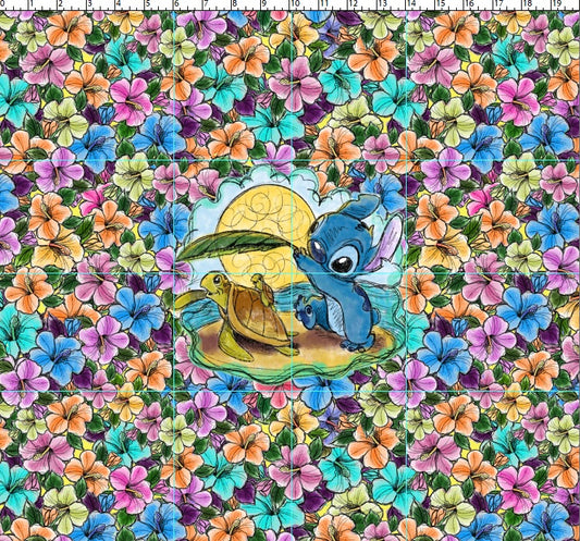 Ohana - Panel - Floral - ADULT