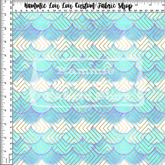 Underwater Princess - Geometric Scales