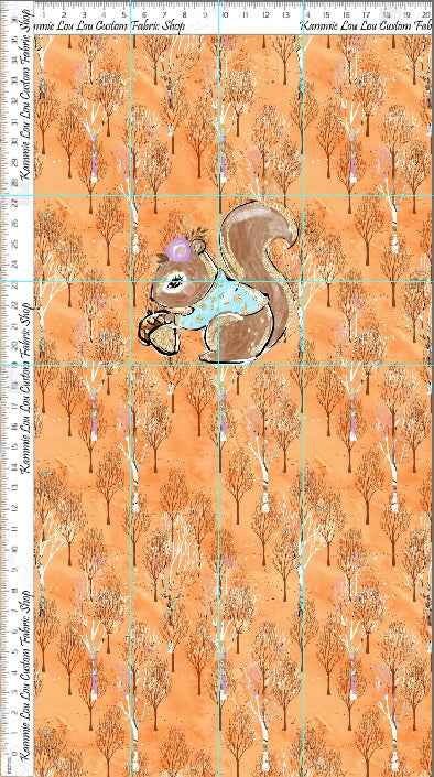 Woodland - Panel - CHILD - Squirrel