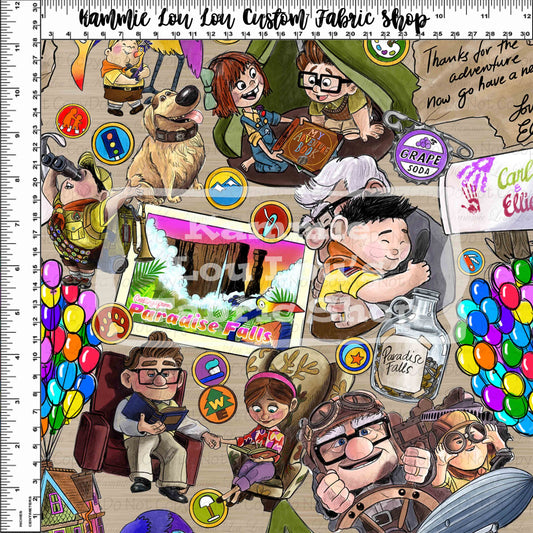 Blank-a-palooza - Adventure is out there - Coordinating Fabric