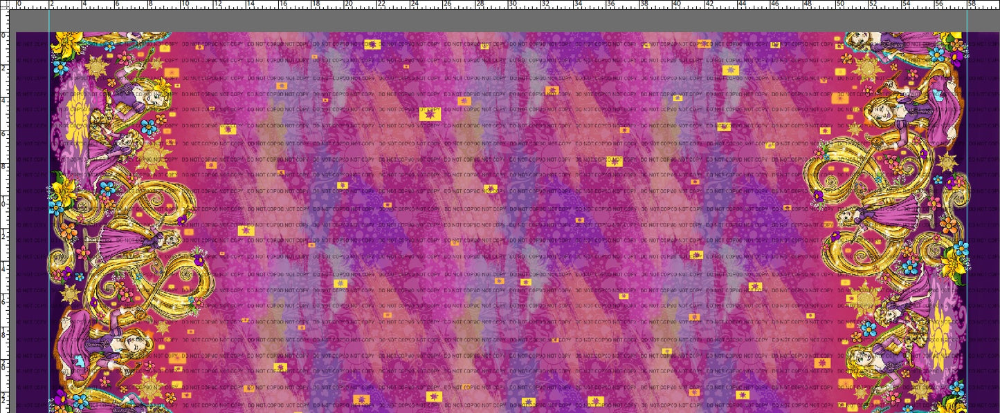 An Artist's Story - Double Border - PINK