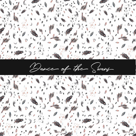 R108 Tiny Dancer Finale - Feathers on White