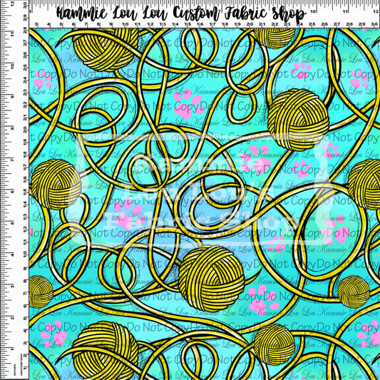Pawsitively Purrrfect - Yarn - Teal