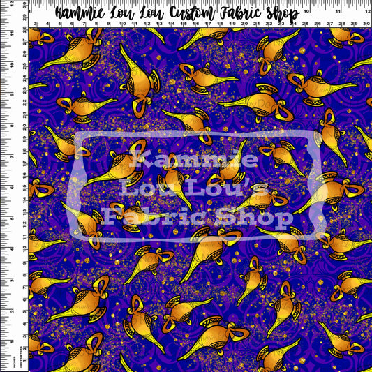Carpet Ride - Coordinate Lamps - Dark Blue - Regular Scale