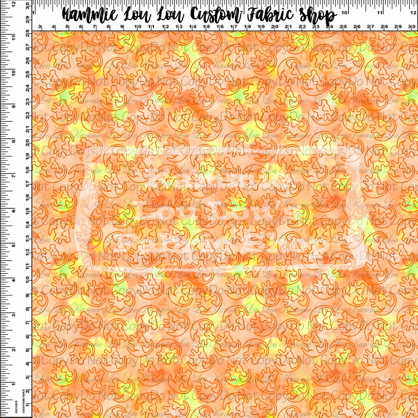 The Pridelands - Orange Lions Coordinate