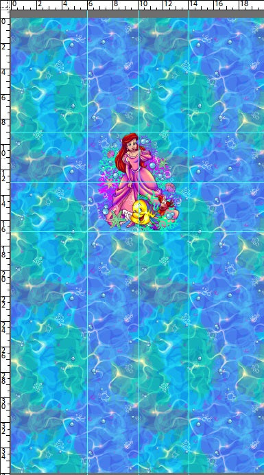 Treasure Trove - Panel - Blue - CHILD